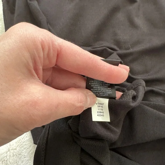 INC International Concepts Black Sleeveless Tank Sz M - Picture 8 of 9